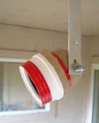 QuickCam mounted vertically